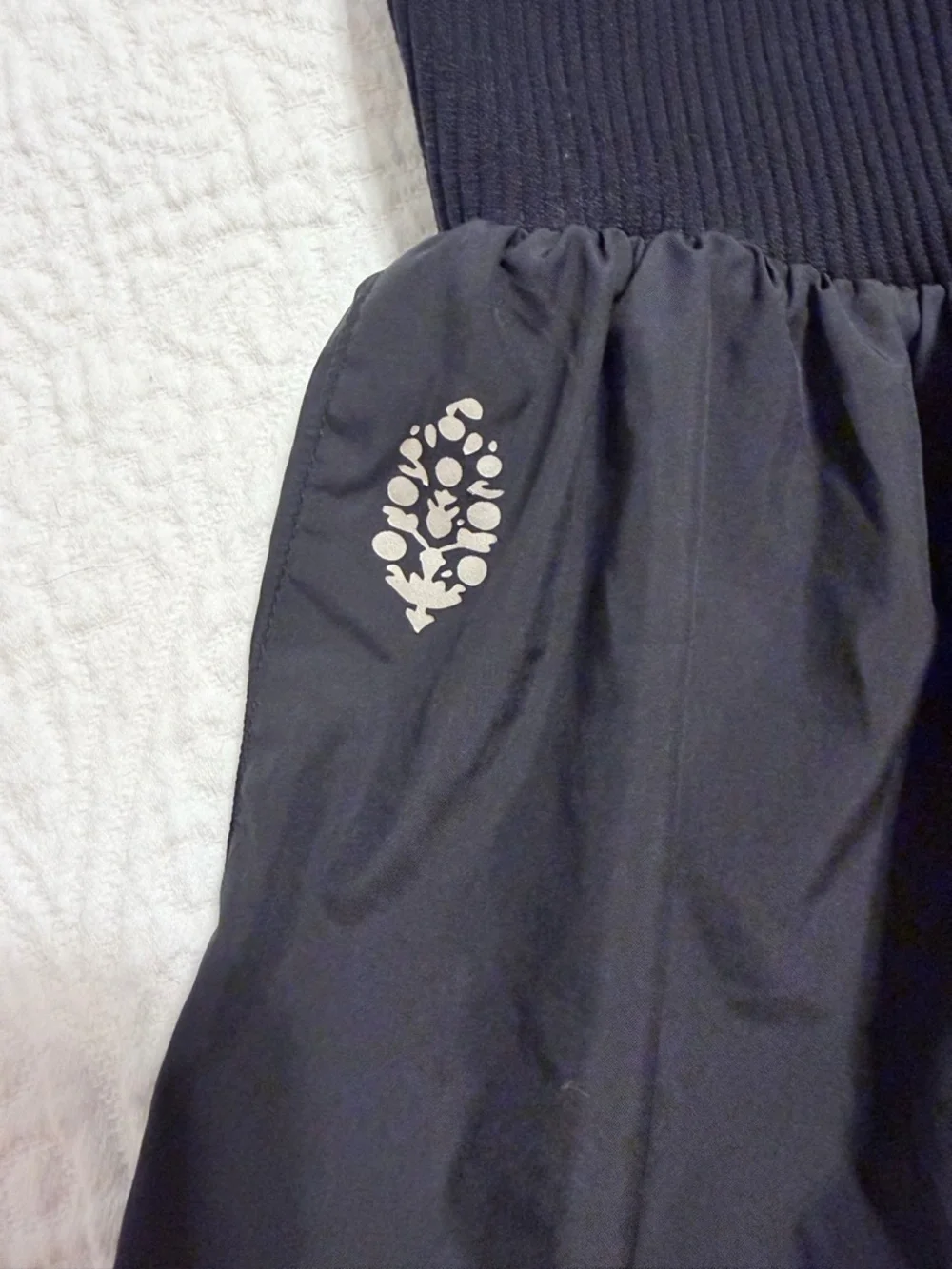 Free People Black Layered Athletic Shorts with Wide Rib Waistband - Picture 3 of 7